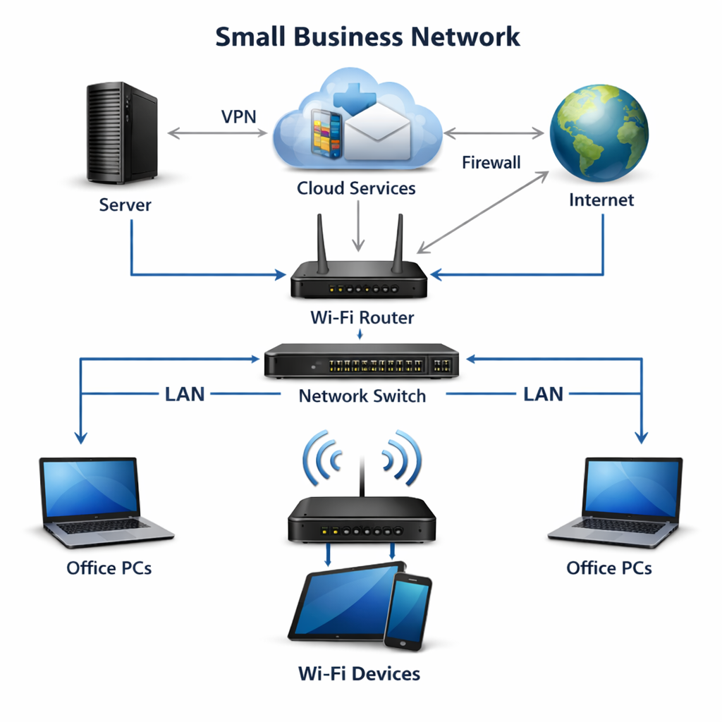 Monterey small business network inventory map