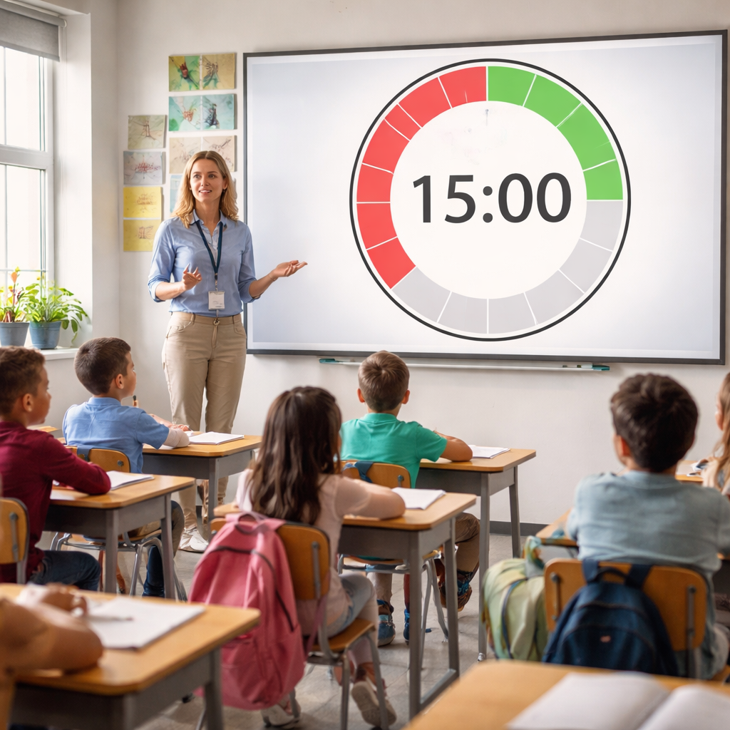 pomodoro timer for teachers classroom activities visual cue