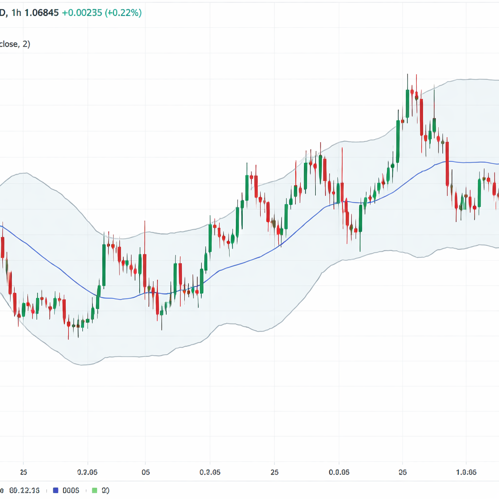 tradingview free chart example with basic indicators