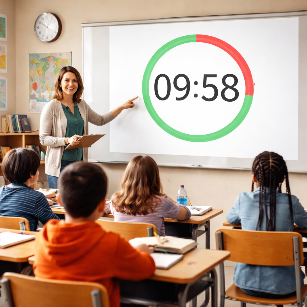 pomodoro timer classroom projection