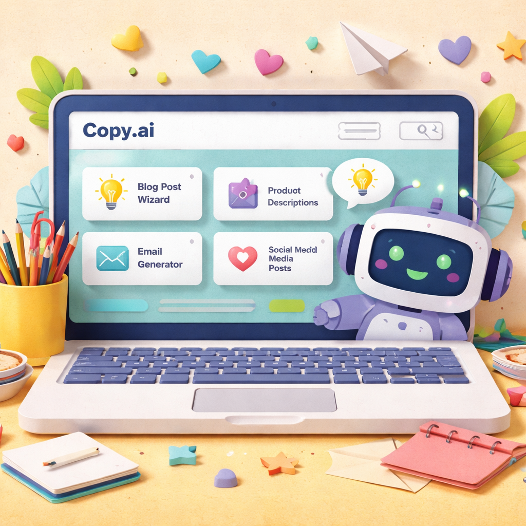 Copy.ai easy UI illustration
