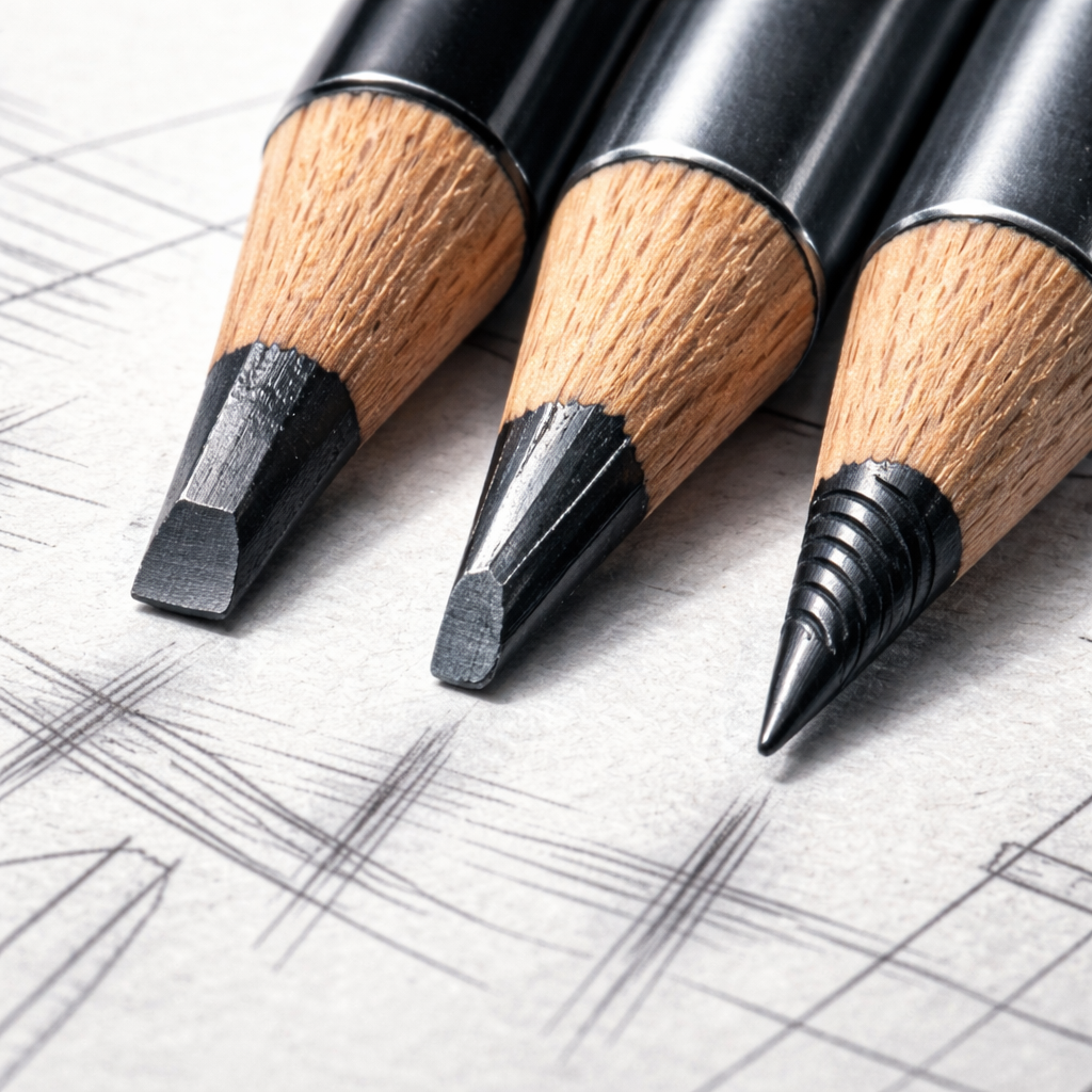 advanced pencil tip shapes for fine line drawing