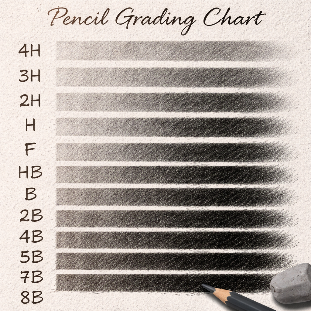 personal grading chart for portrait shading