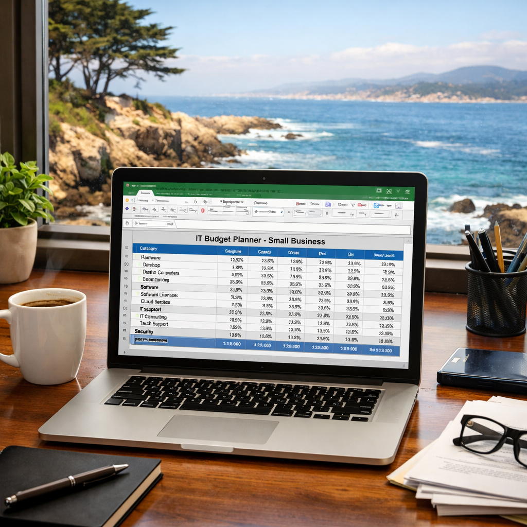 Excel IT budget planner for small business