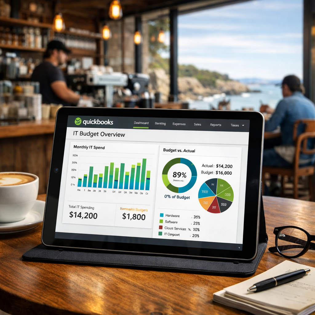 QuickBooks Online IT budgeting for small business