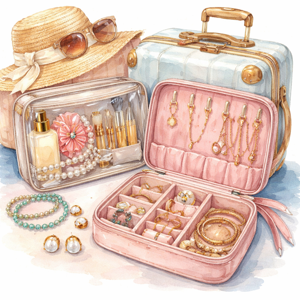 organized travel accessories for cruise packing