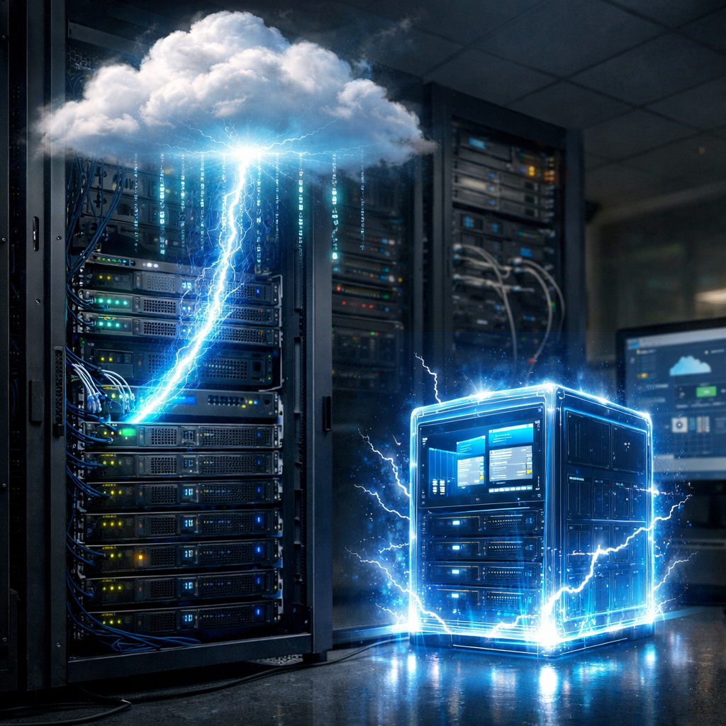 hybrid backup with instant virtual failover