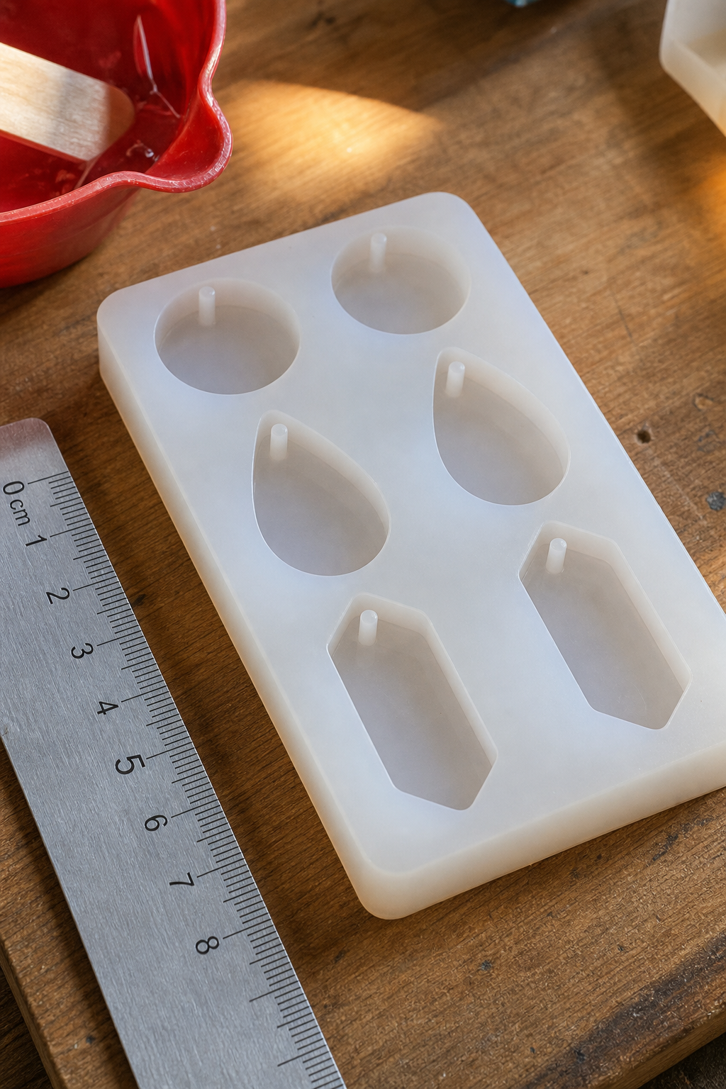 silicone earring mold for resin jewelry