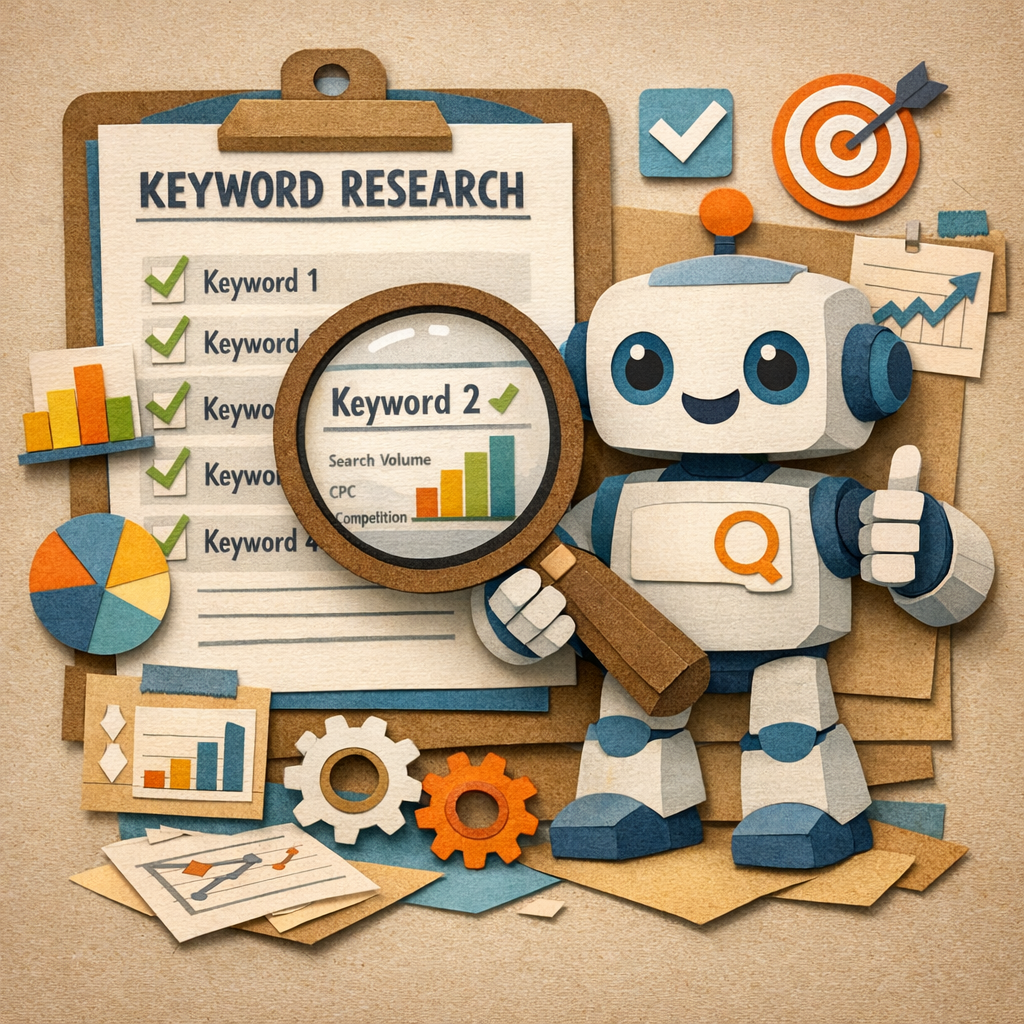 keyword research illustration showing ease of use and accurate data