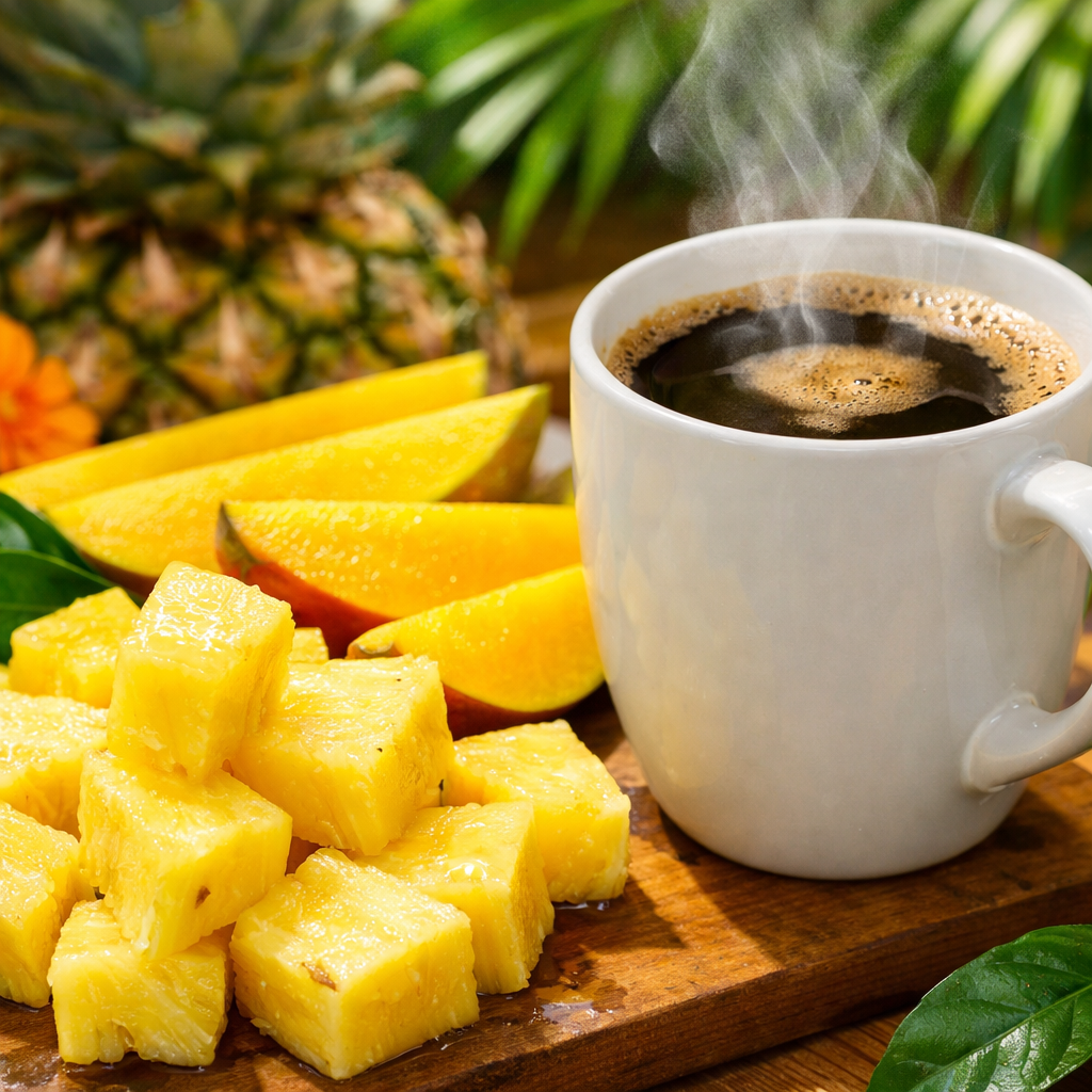 tropical fruit coffee ingredients