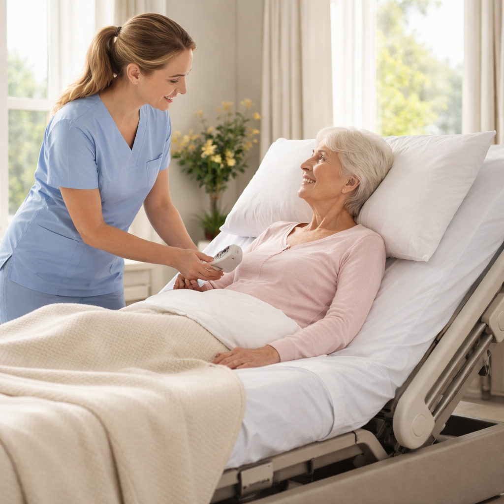 adjustable bed for osteoporosis patients australia safe adjustment