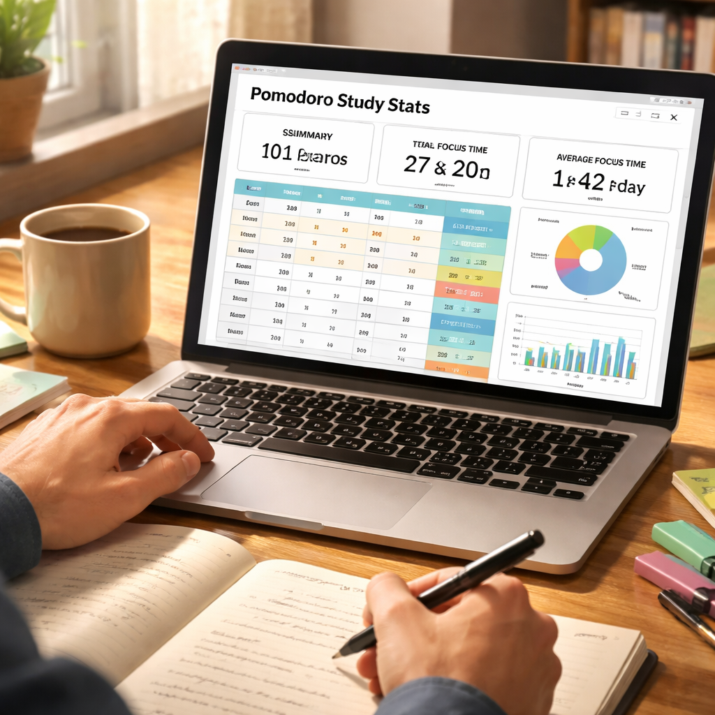 reviewing pomodoro timer for remote learning data