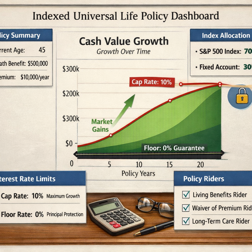 indexed universal life policy visual guide