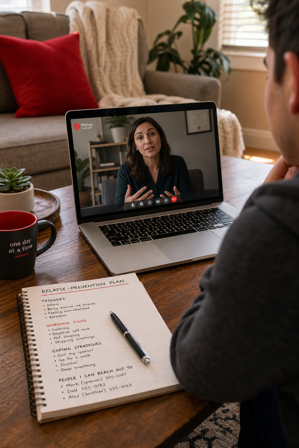 online therapy session for sibling support