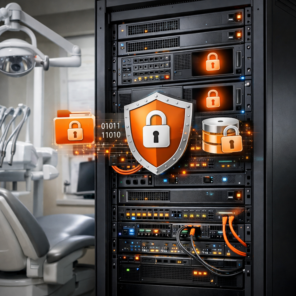 dental office IT security controls implementation visual