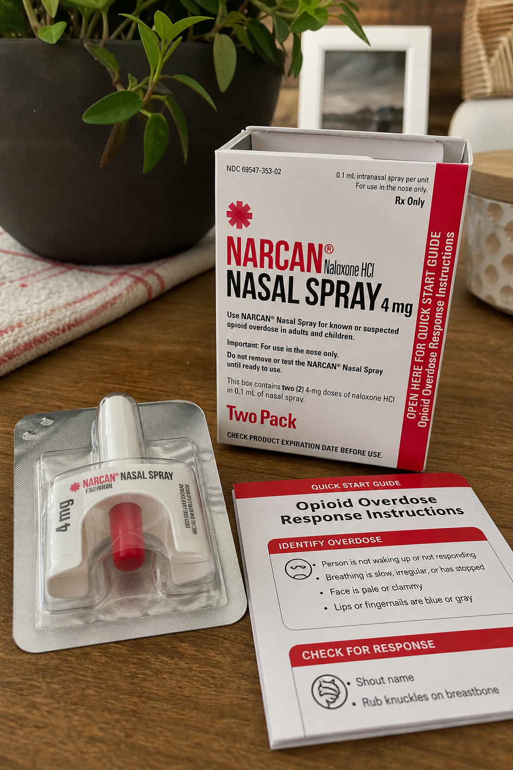 naloxone kit for opioid overdose response