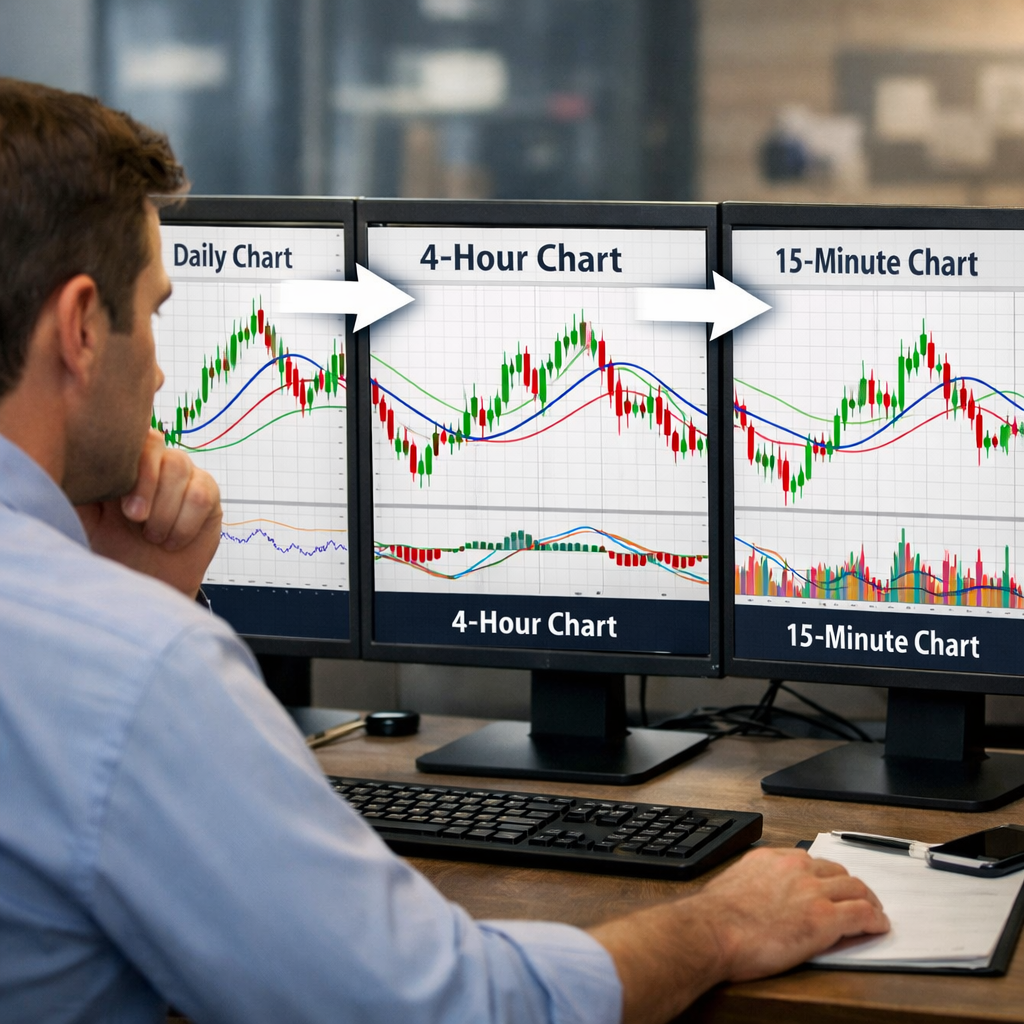 multi‑timeframe forex analysis visual