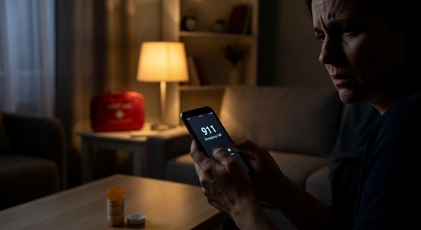emergency call for overdose