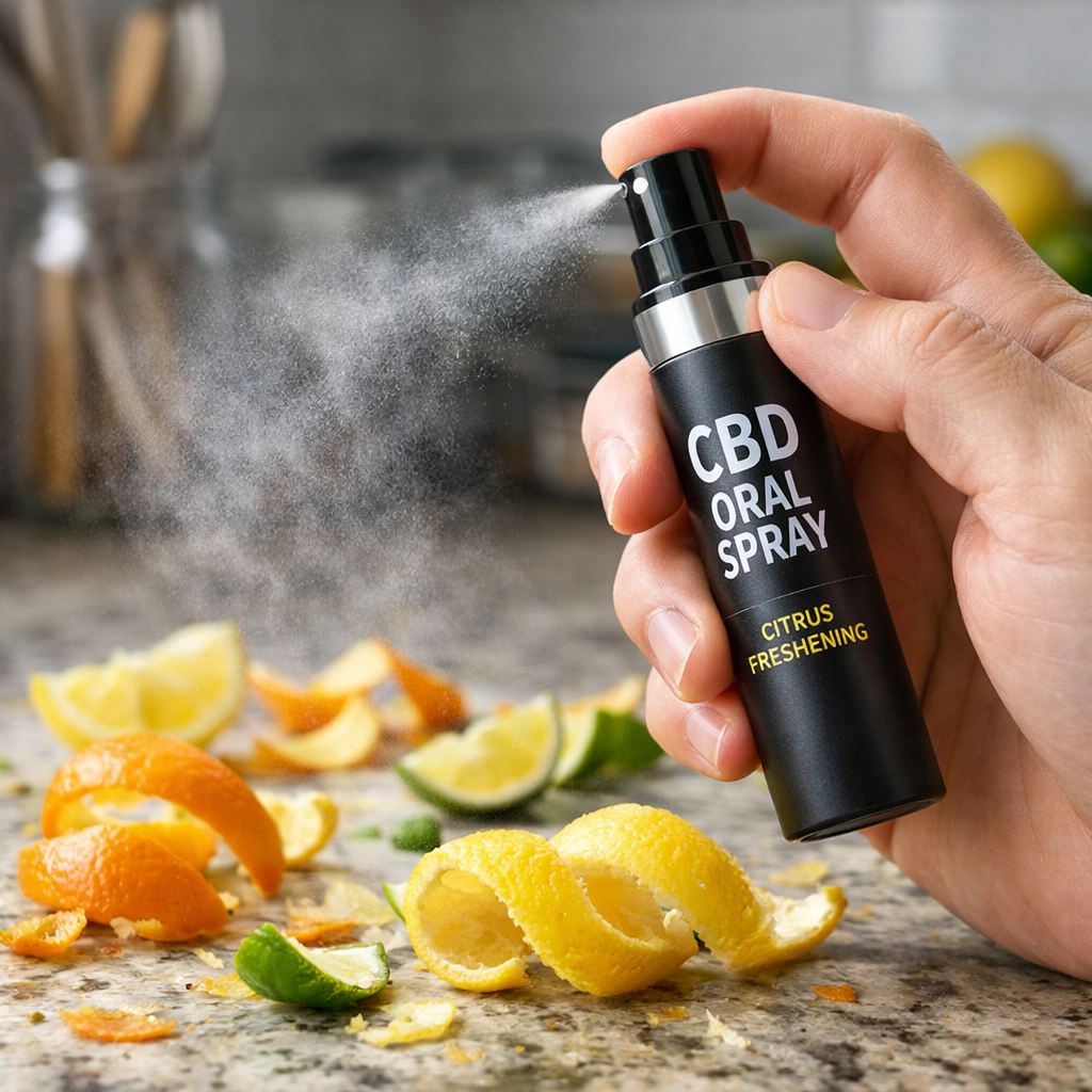 Budget CBD oral spray citrus freshening