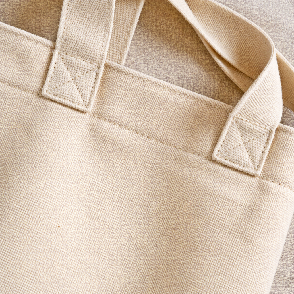 high‑quality canvas material for custom tote bag with name
