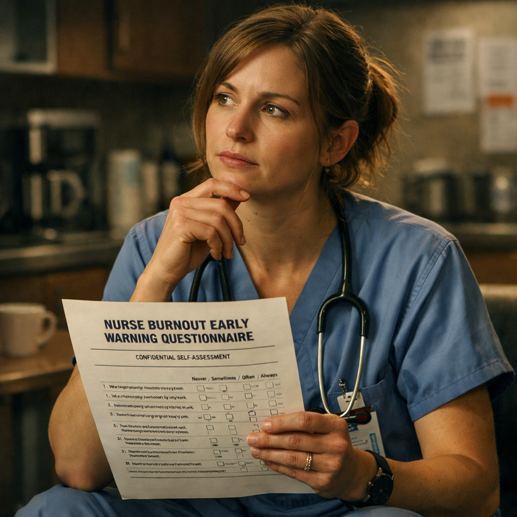 nurse burnout early warning questionnaire pdf