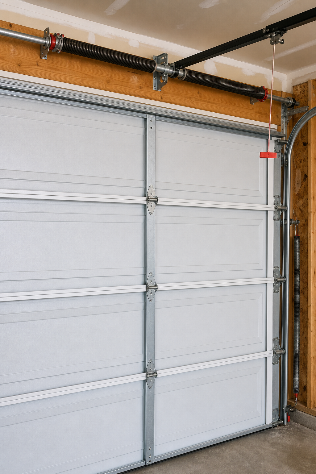 garage door spring types illustration