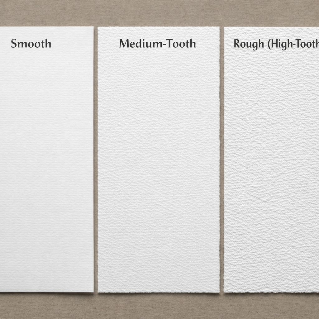 textured sketch paper comparison