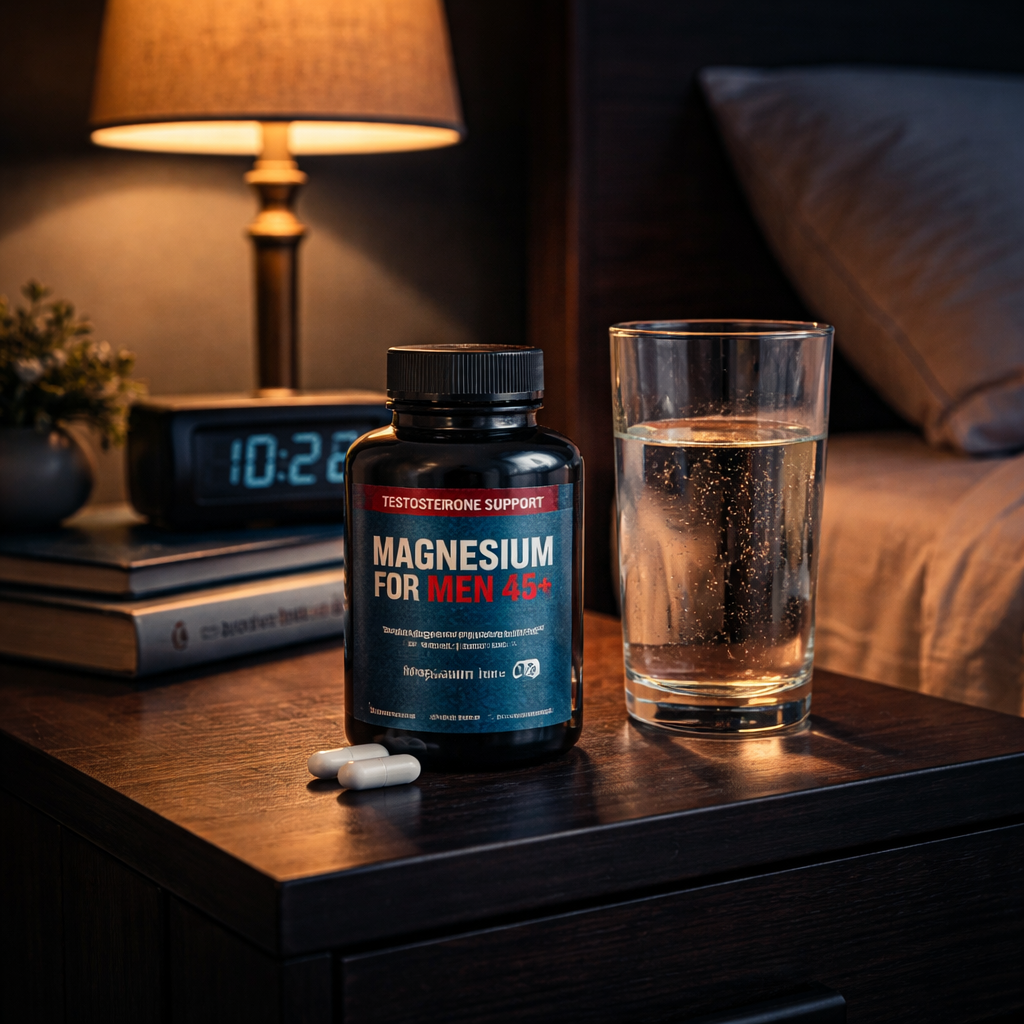 Magnesium supplement for testosterone support men over 45