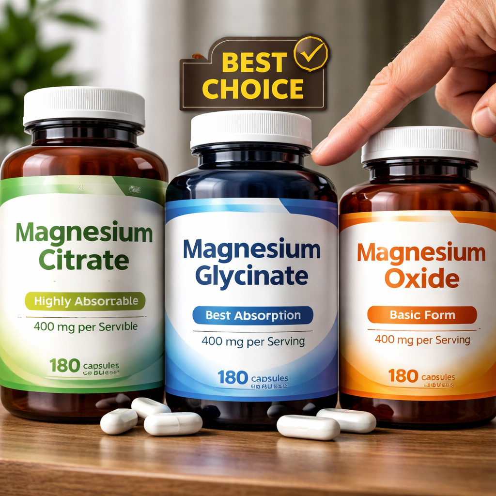 men’s multivitamin with magnesium dosage magnesium form comparison