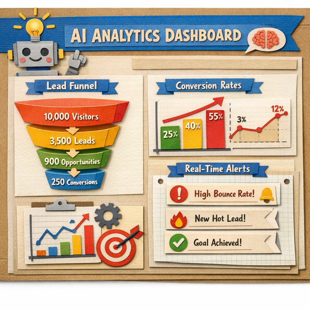 AI lead generation campaign performance analytics