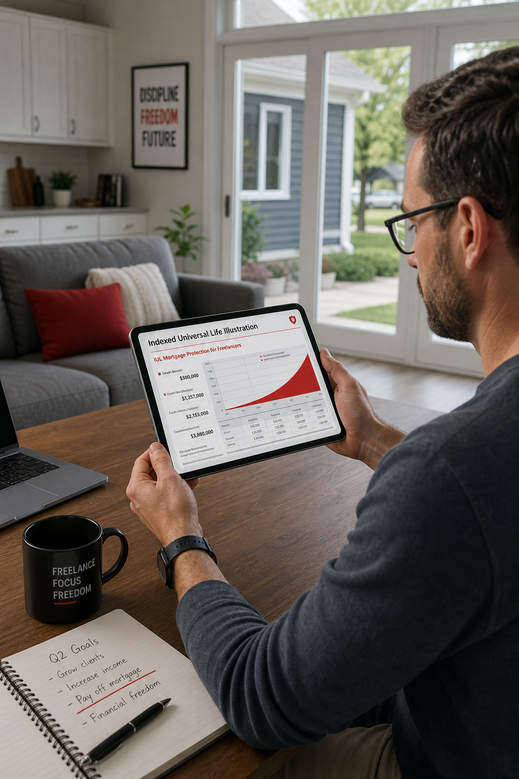 IUL mortgage protection for freelancers