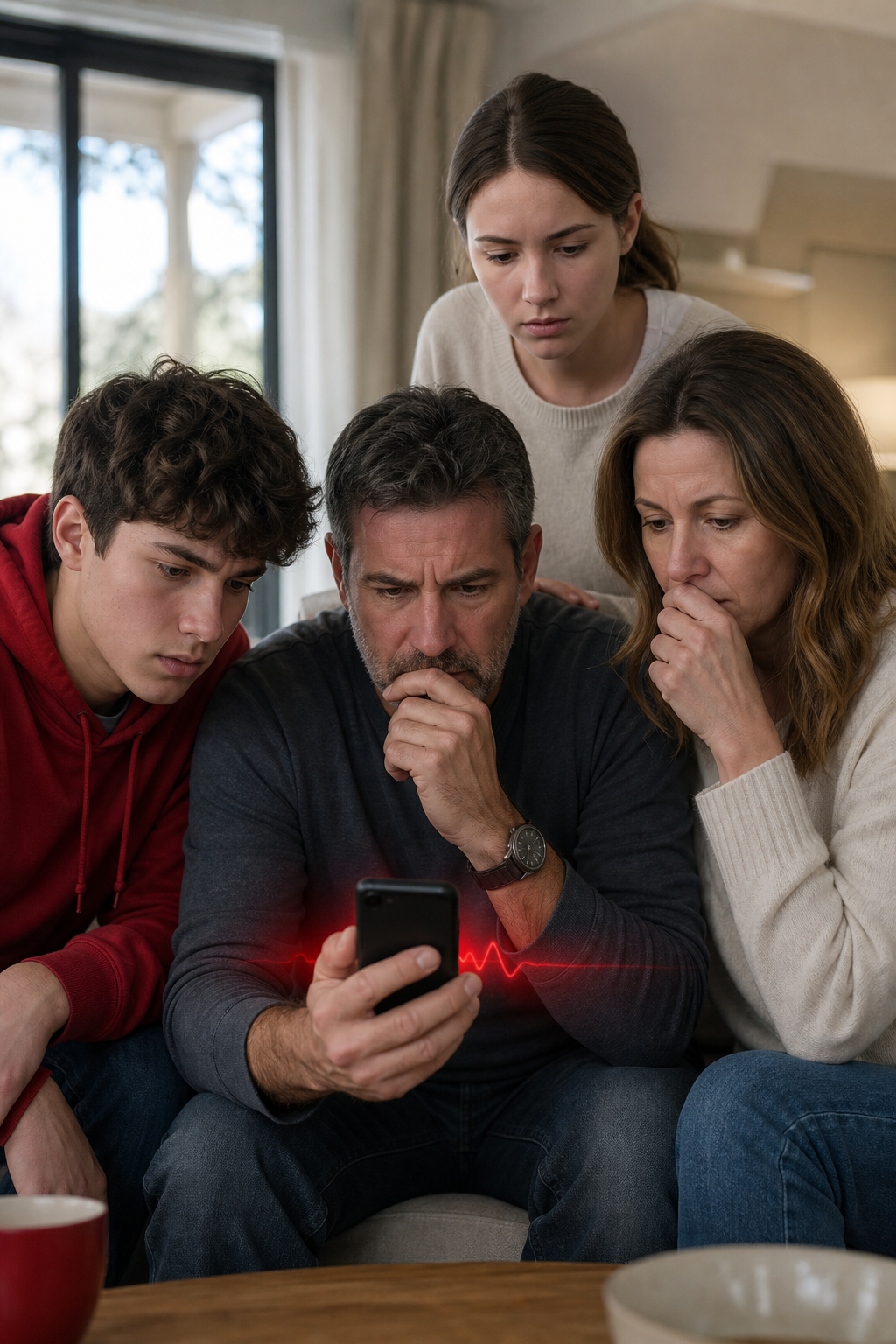 mobile overdose alert app family coordination