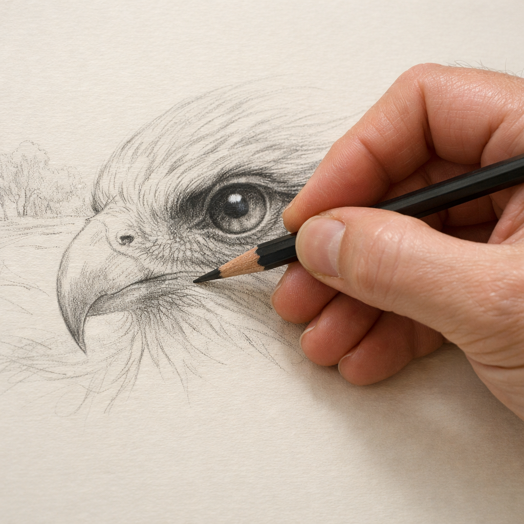 fine detail drawing on archival paper