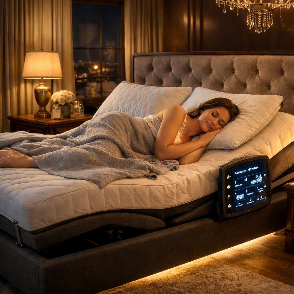 luxury adjustable bed side sleeper