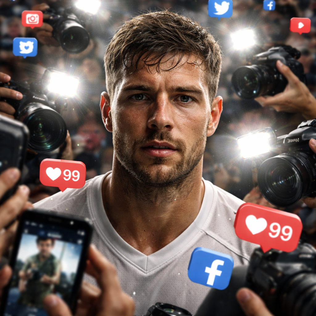 sports celebrity media pressure