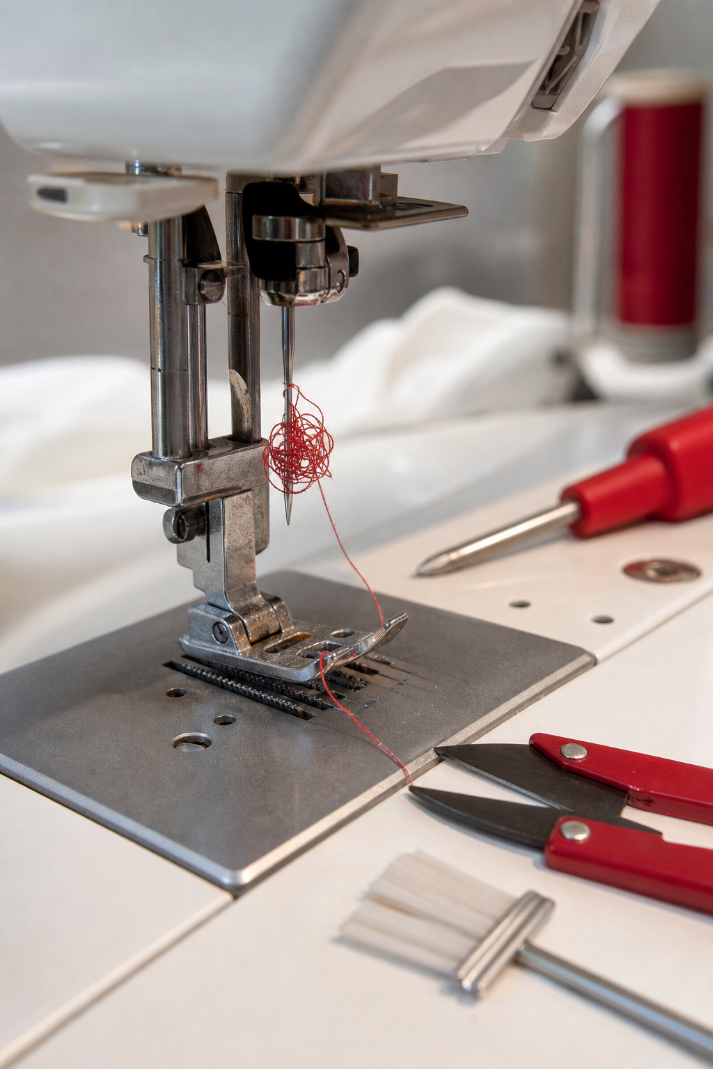 troubleshooting embroidery machine issues