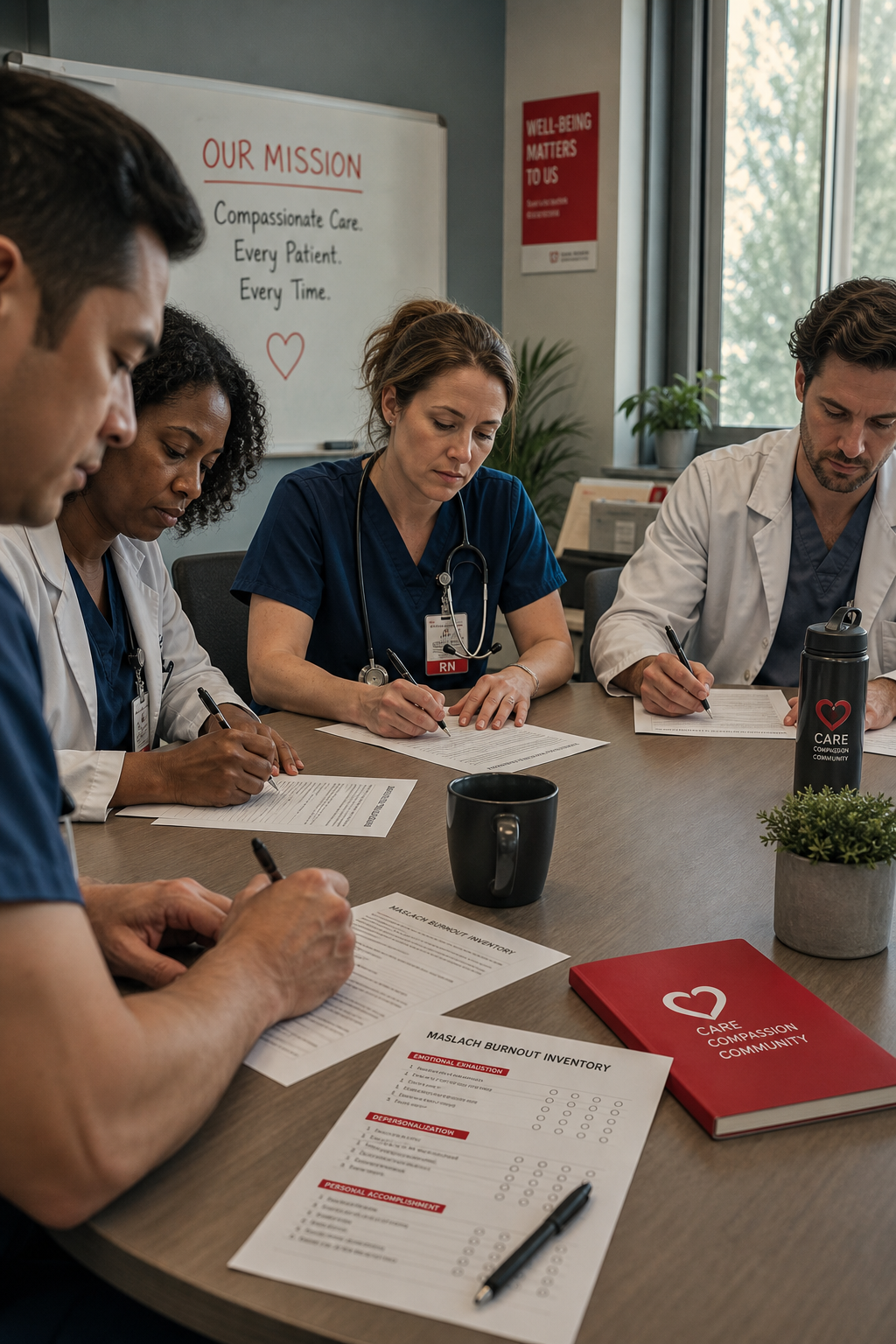 Maslach Burnout Inventory questionnaire in a clinical setting
