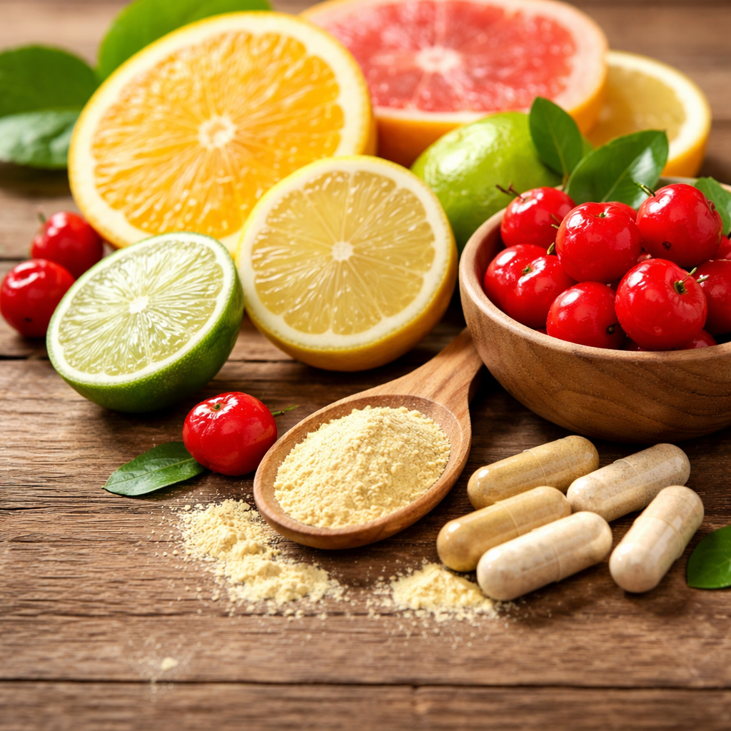 natural vitamin C ingredients for supplement comparison