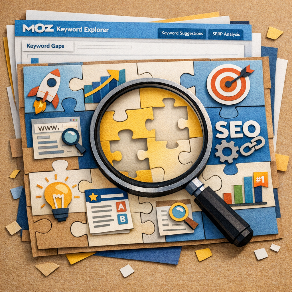 Moz Keyword Explorer visualizing content gaps