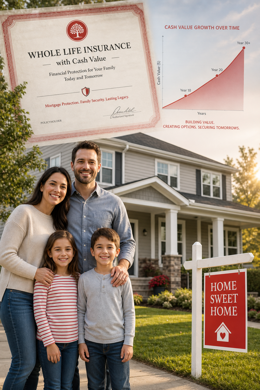 whole life insurance with cash value for mortgage protection