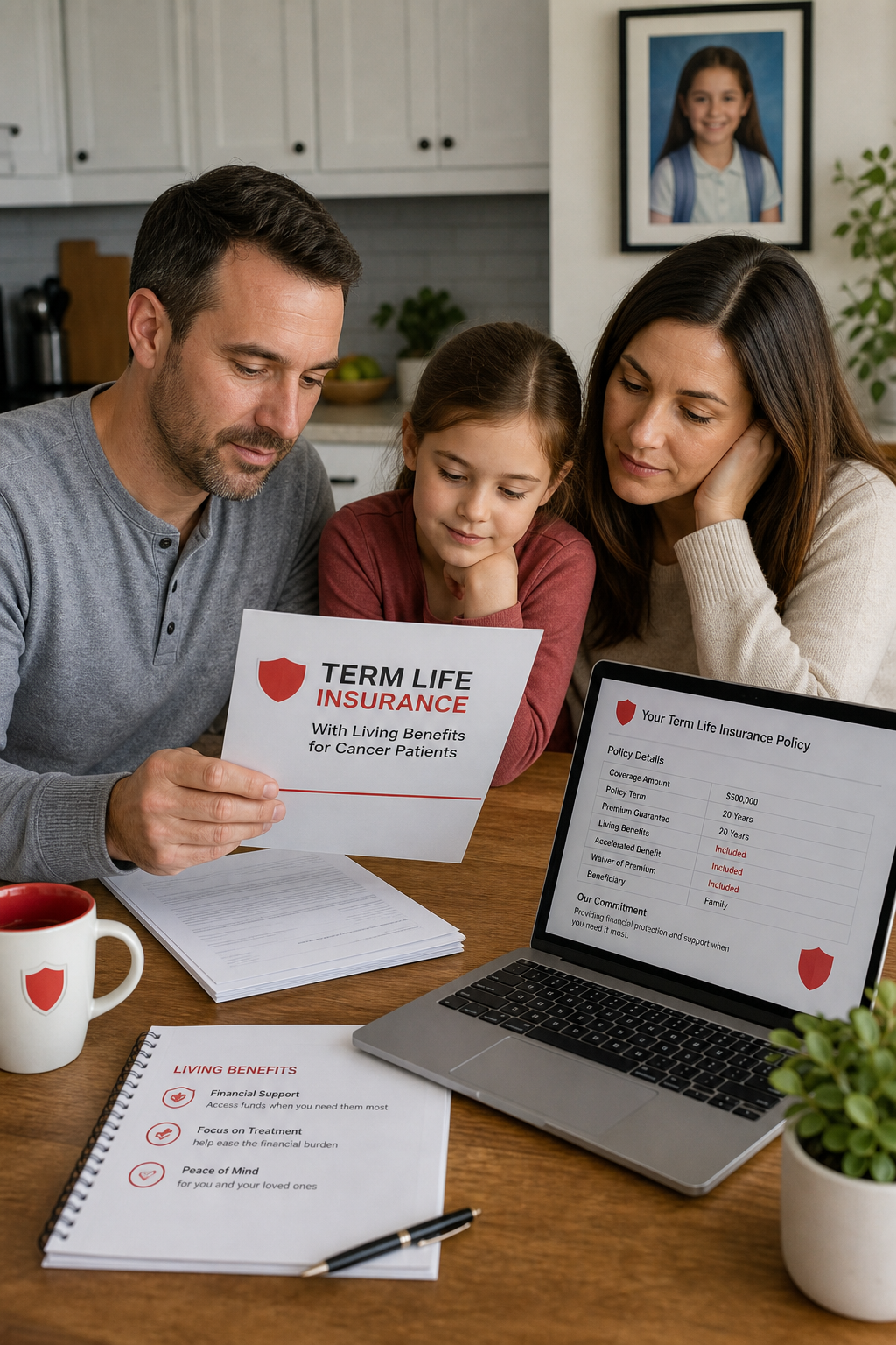 term life insurance with living benefits for cancer patients