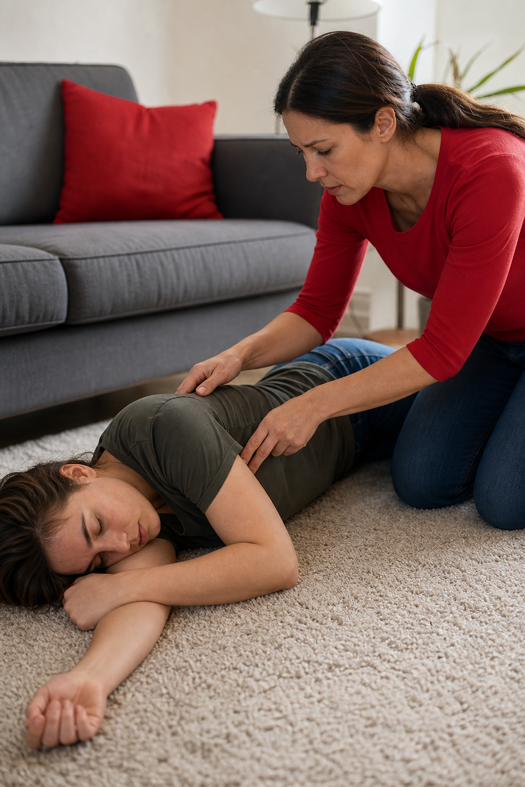 recovery position after naloxone administration