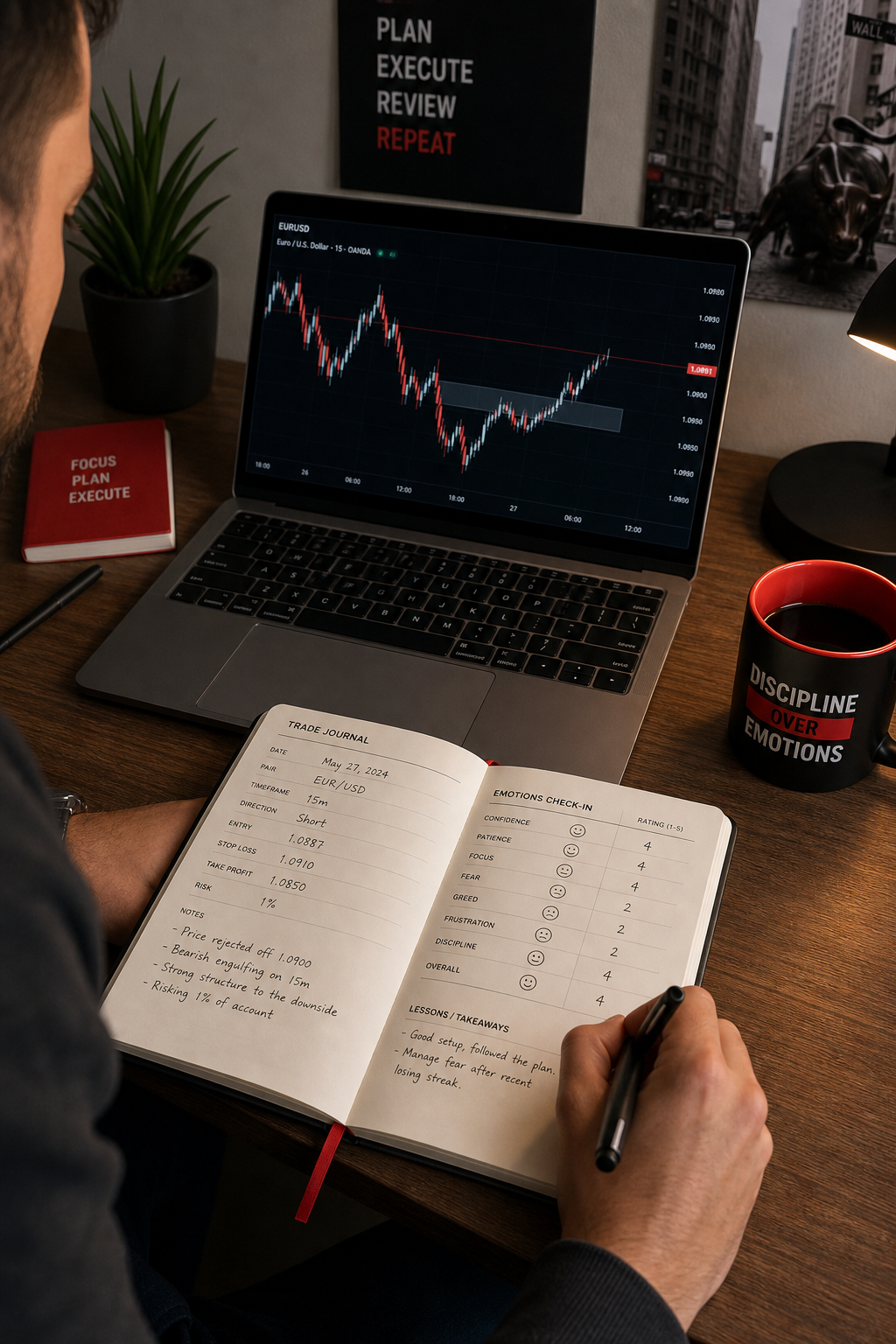 forex trading journal with emotion tracking
