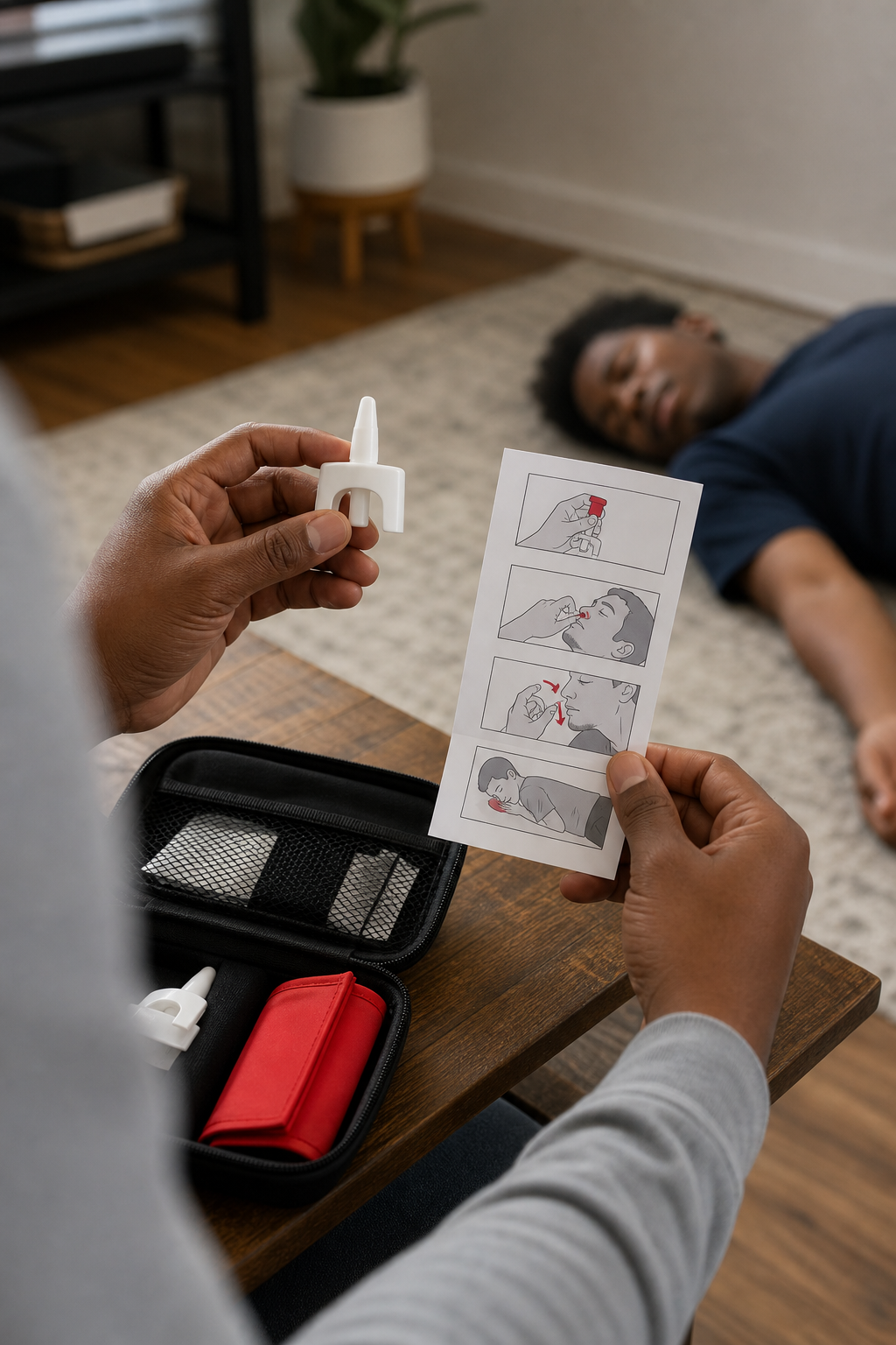 family naloxone training practice