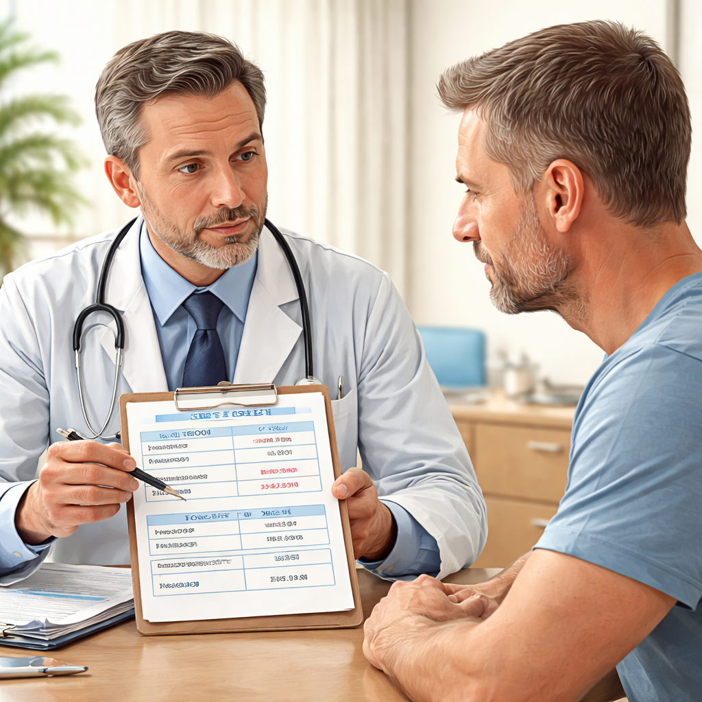 medical consultation for testosterone therapy side‑effects.