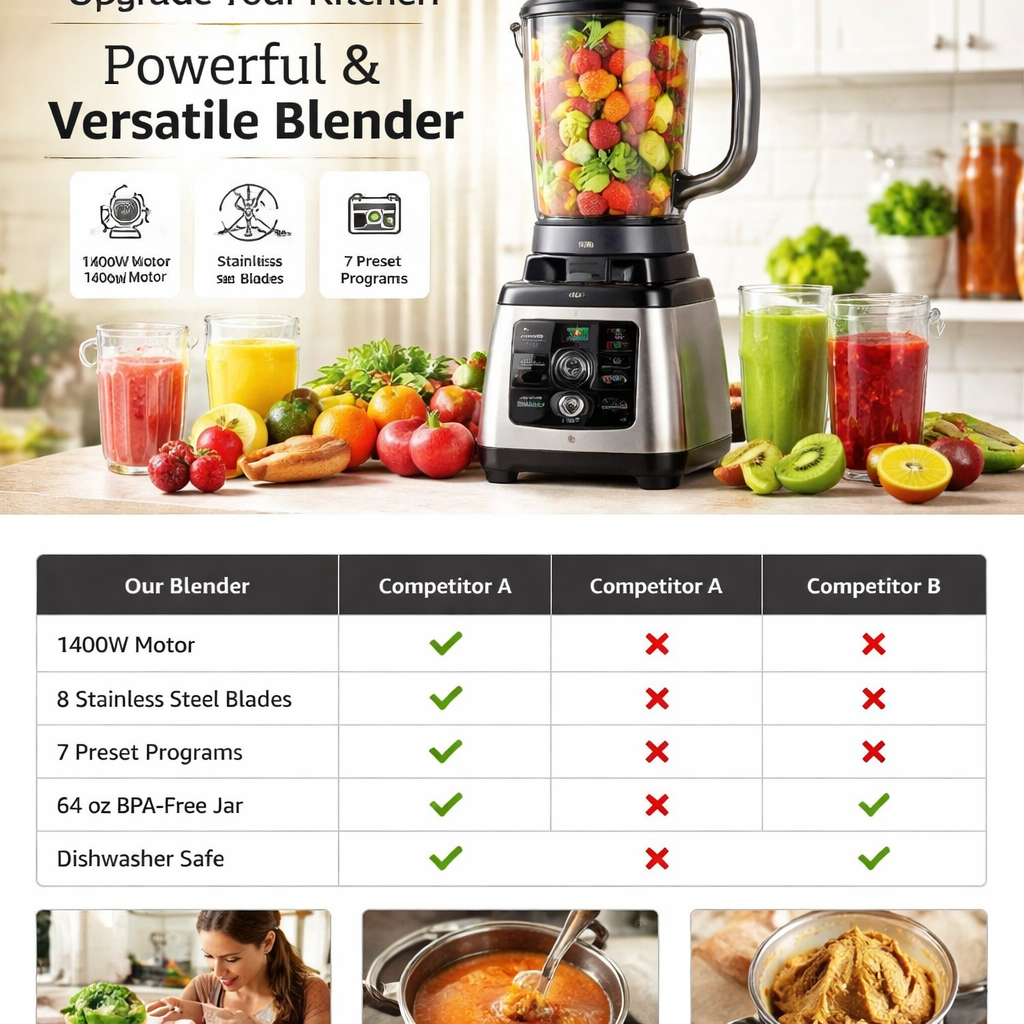 amazon product listing conversion optimization A+ content visual example.