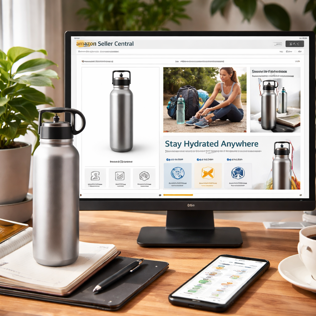 amazon seller central optimization image and A+ content example