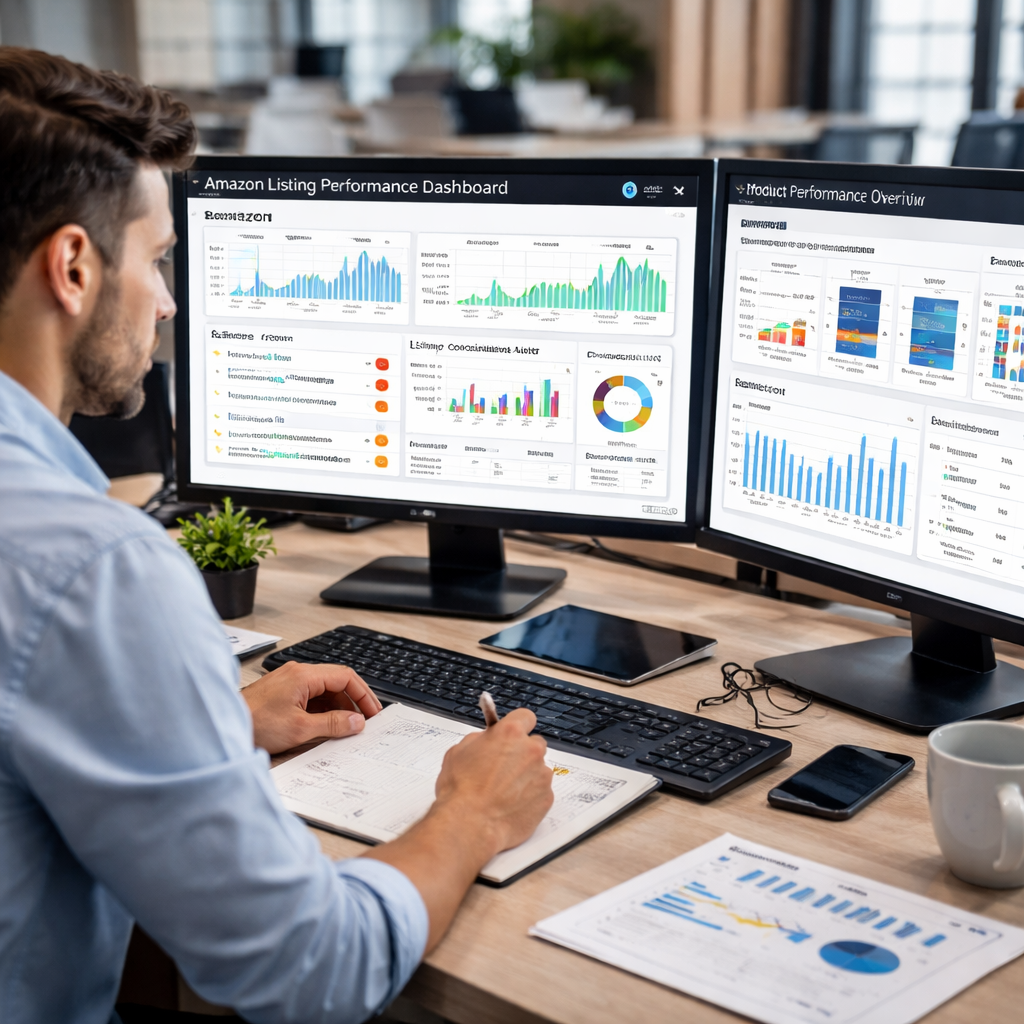 amazon product listing audit service data analysis dashboard