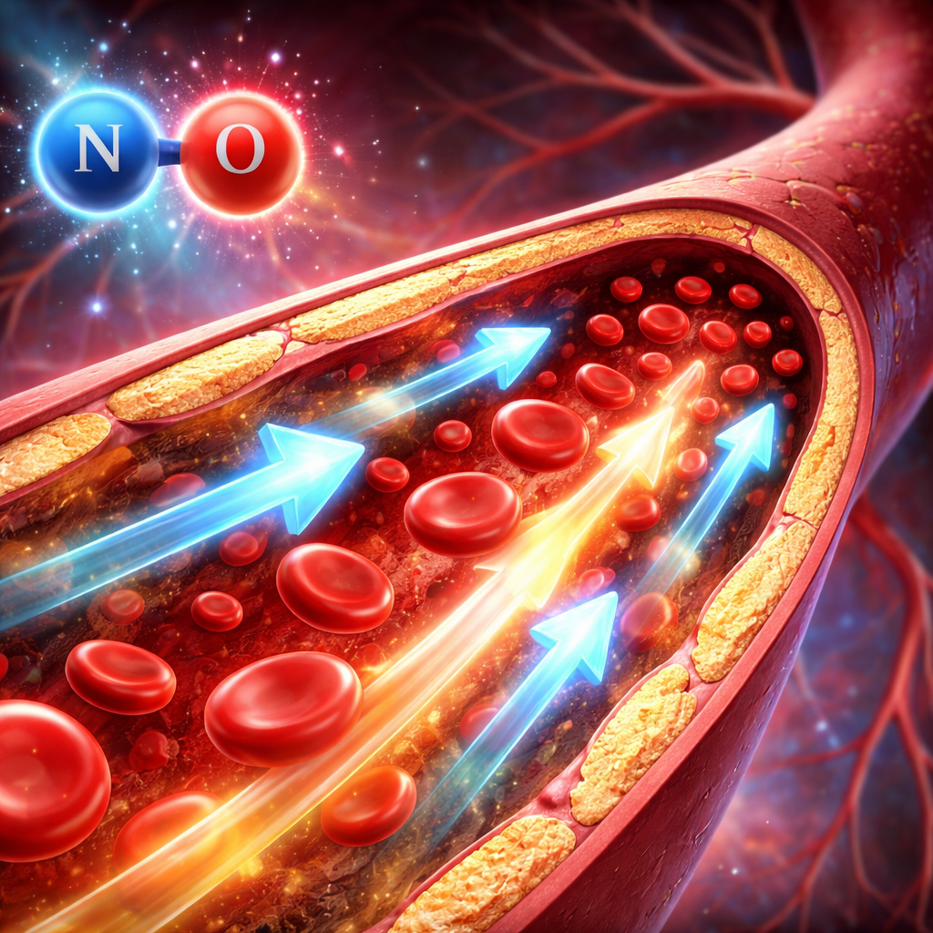 nitric oxide boosting blood vessel dilation