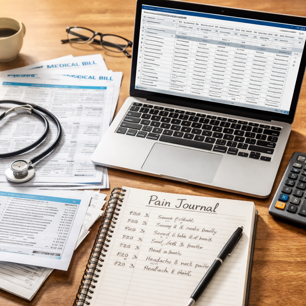 calculating personal injury damages with records